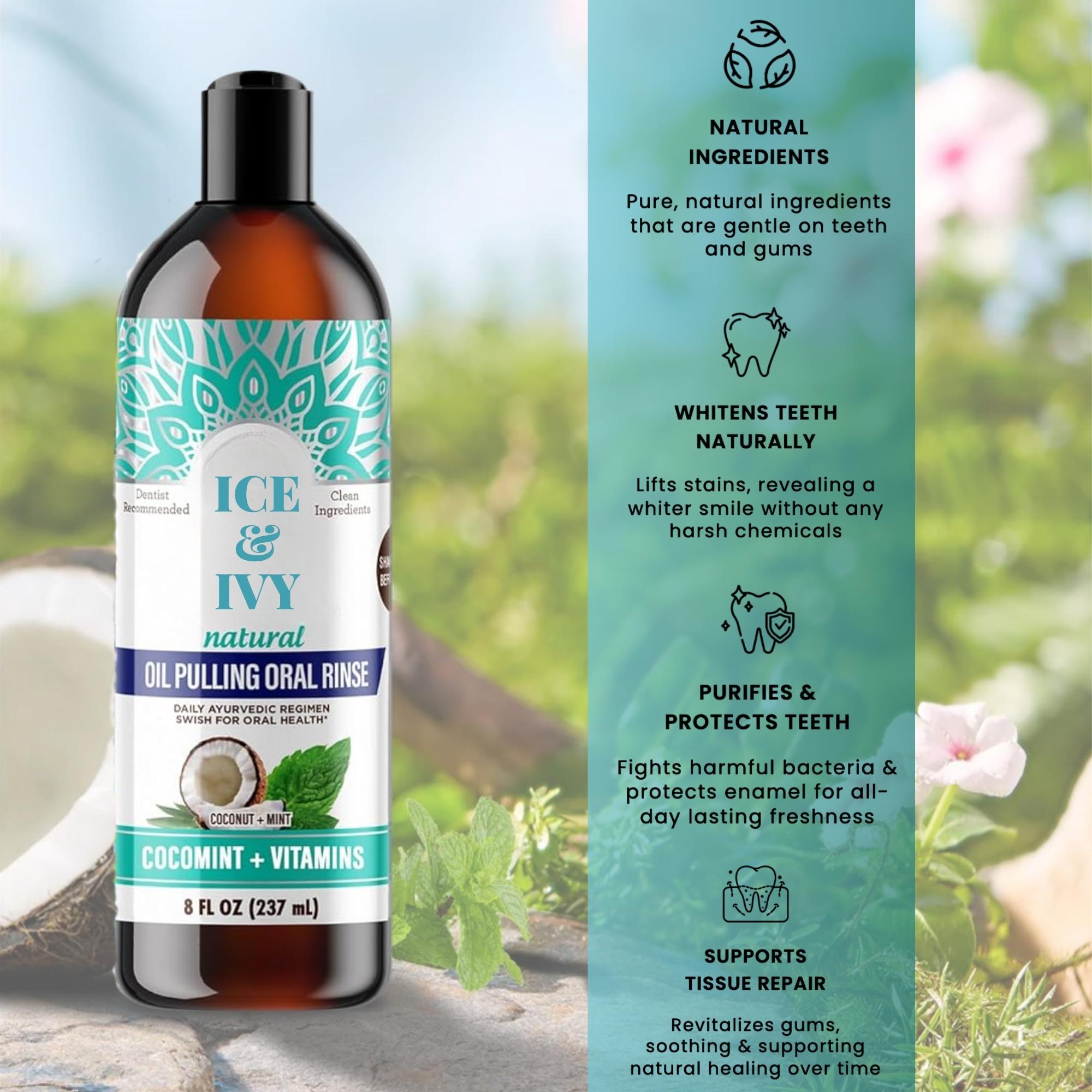 Ice&Ivy™ Coconut Pulling Oil Mouthwash