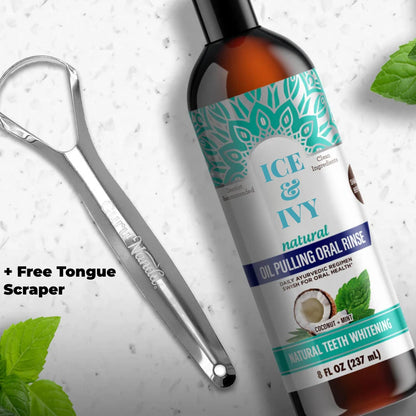 Ice&Ivy™ Coconut Pulling Oil Mouthwash
